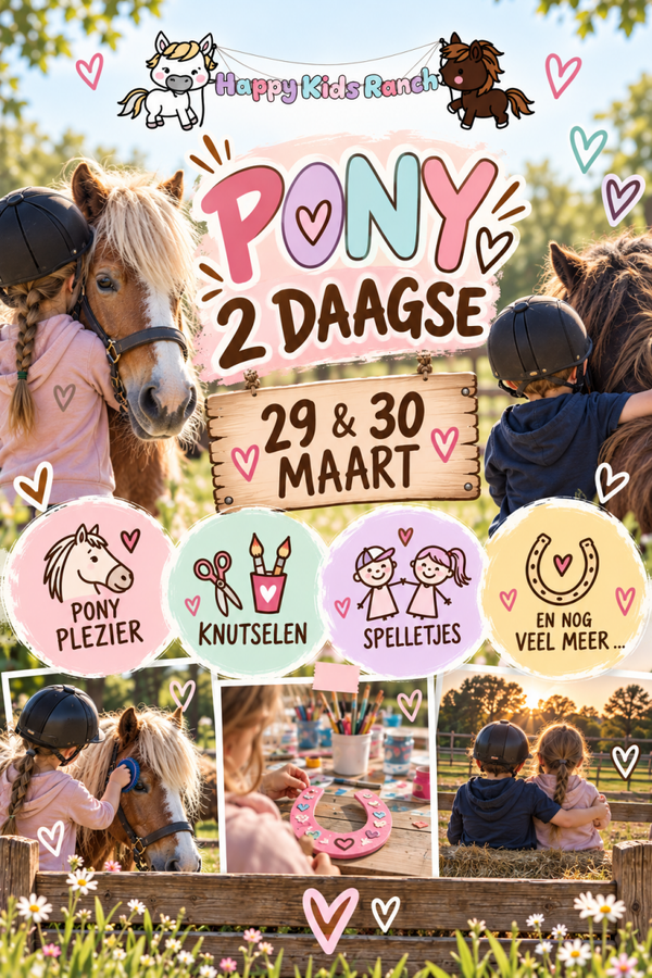Pony 2 daagse 29 en 30 maart 2027