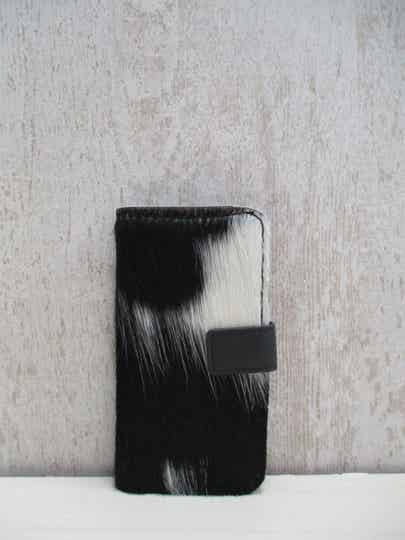 Bookcases iPhone X/XS zwart/wit
