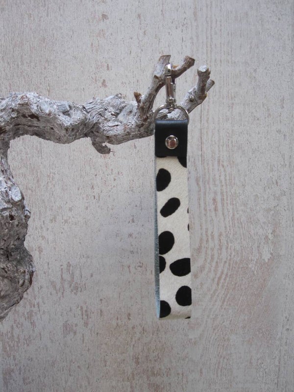 Leren keycord dalmatiër