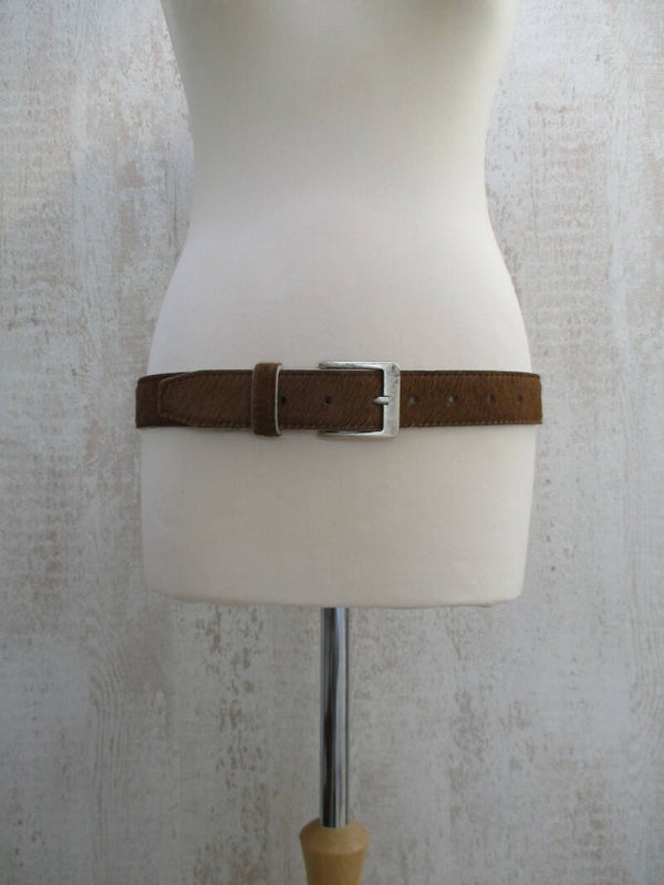 Riem donkerbruin Maat 105 cm