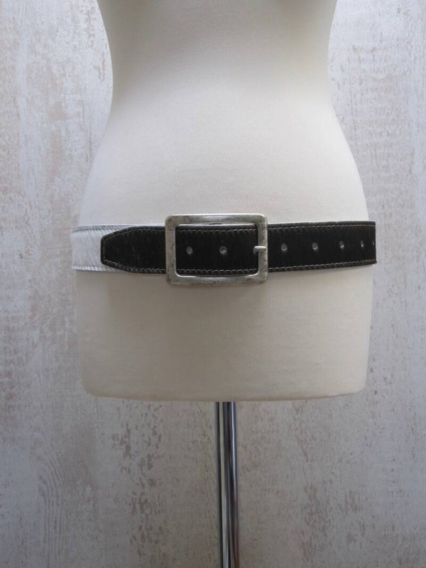 Leren koeienhuid riem 21 Maat 95 cm