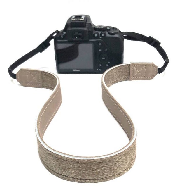 Camera riem champagne