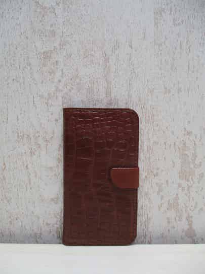Bookcases iPhone X/XS bruin croco