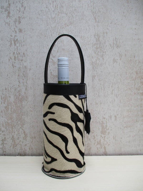 Wijnkoeler koeienhuid zebra