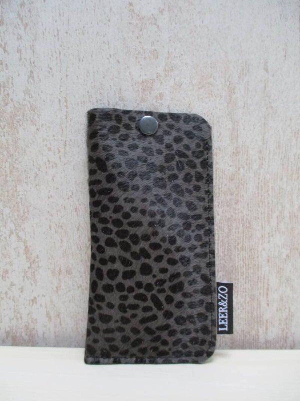 Brillenhoes cheetah/black grootmodel