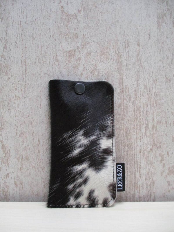 Brillenhoes zwart/wit kleinmodel