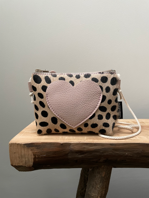 Mini kindertasje lichtroze