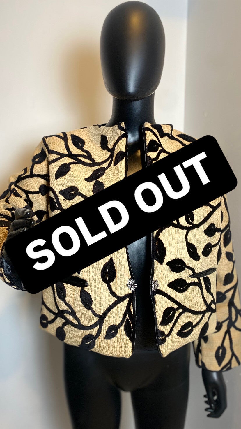 Black leaves Jacket