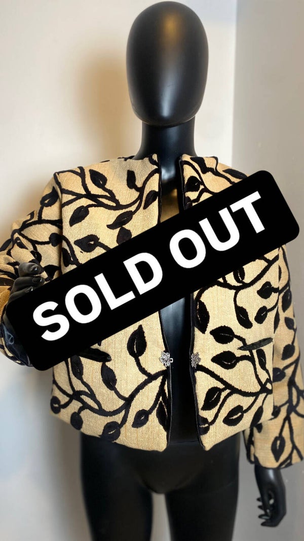 Black leaves Jacket
