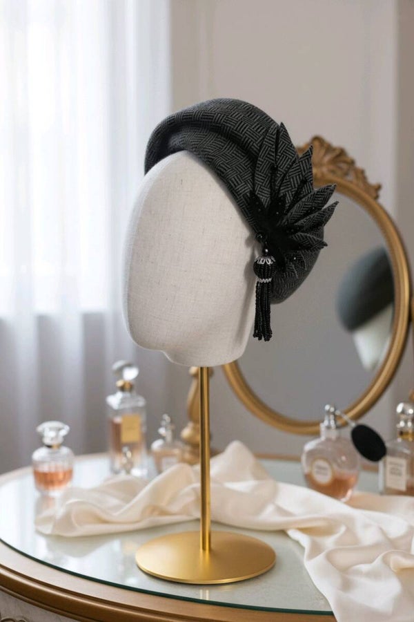 Felt Hat Turban Style "Hedy"