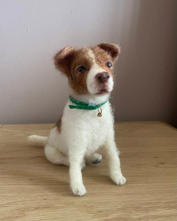 Full Body Needle Felted Dog £175 plus p&p