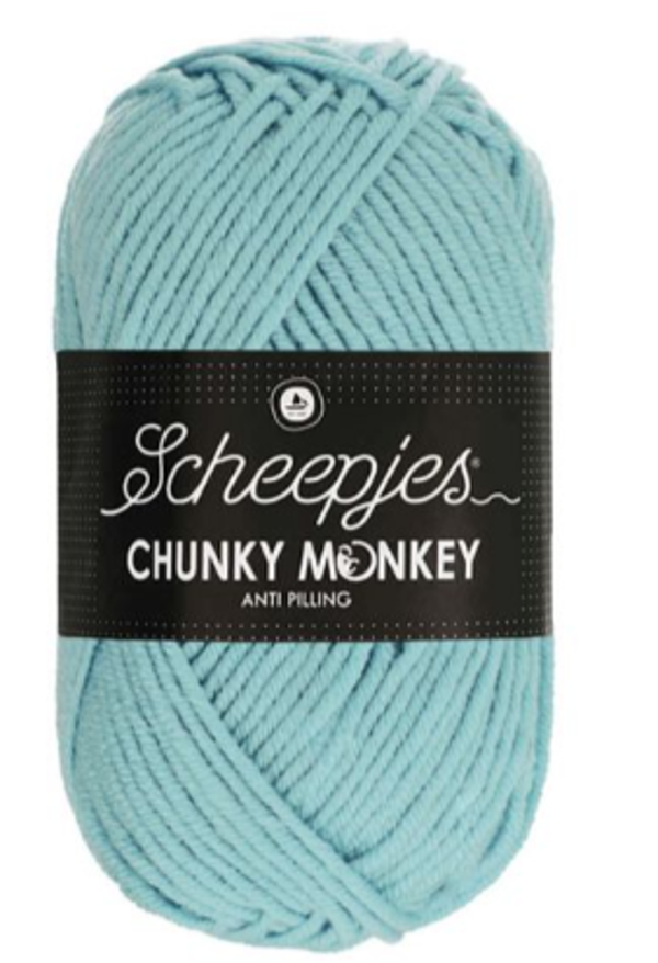 Scheepjes chunky monkey Powder blue 1019