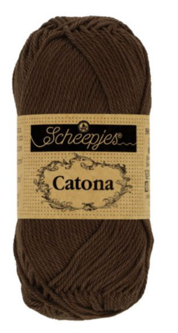 Scheepjes Catona black coffee 162