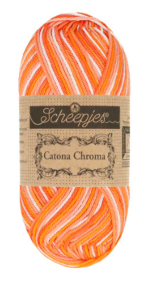 Scheepjes catona chroma 019 Calendula