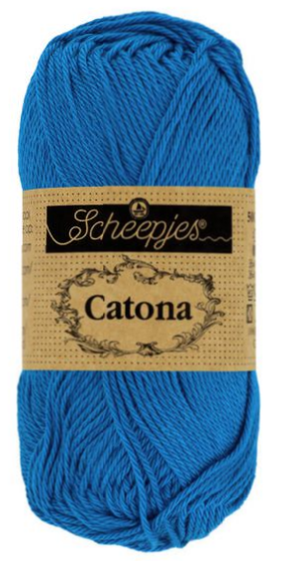 Scheepjes Catona Electric blue 201
