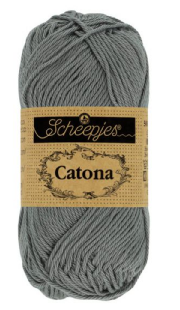 Scheepjes Catona metal grey 242