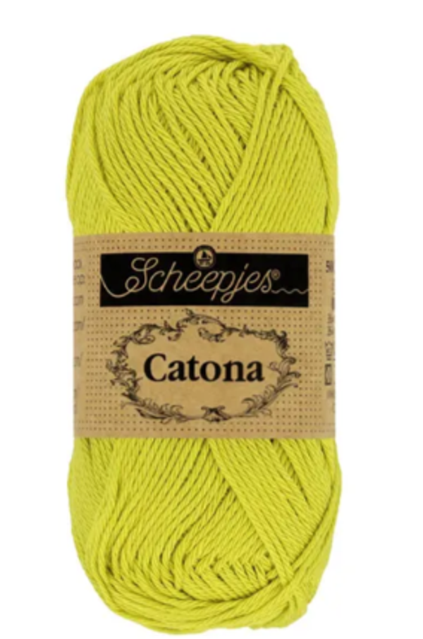 Scheepjes Catona Green yellow 245