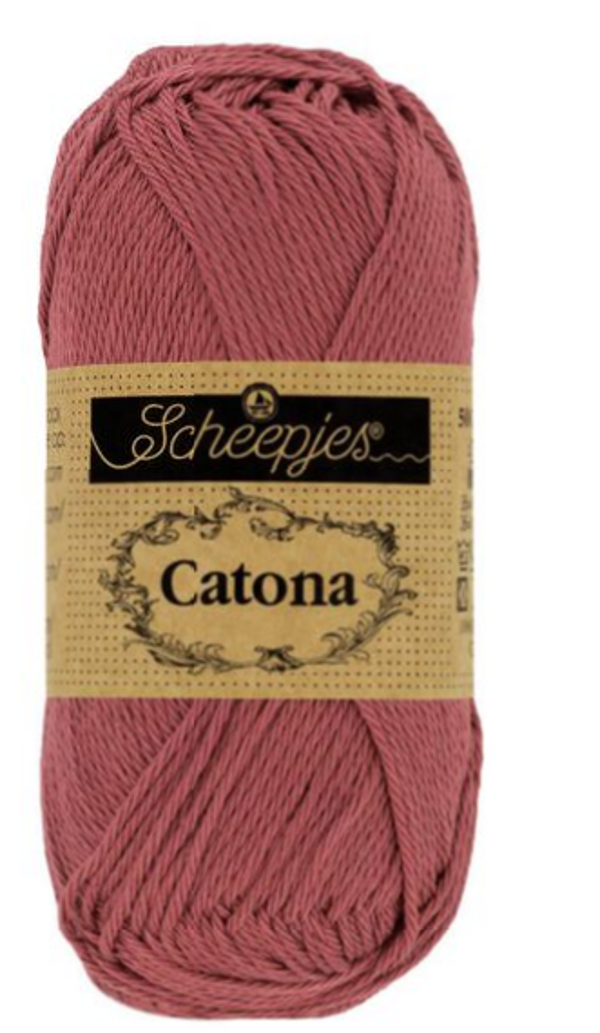 Scheepjes Catona Rose wine 396
