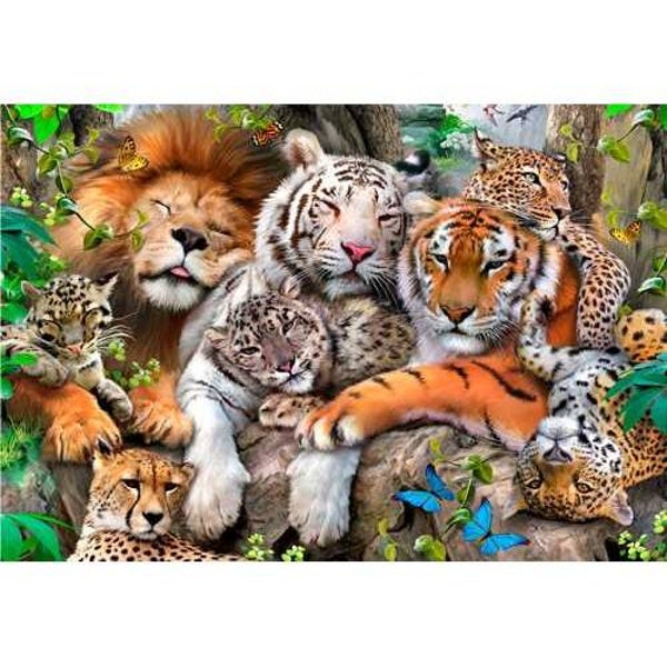 Wooden puzzle nap time