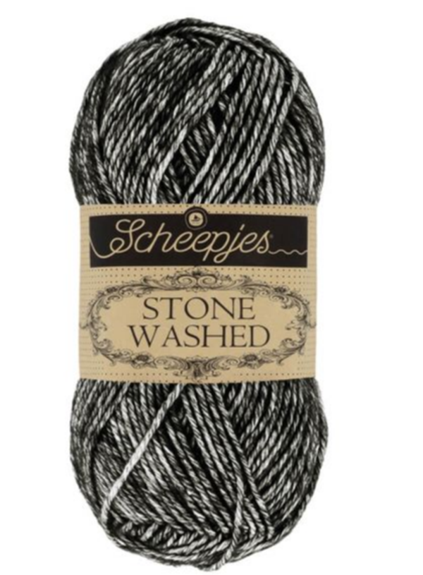 Scheepjes Stone washed 803 Black Onyx