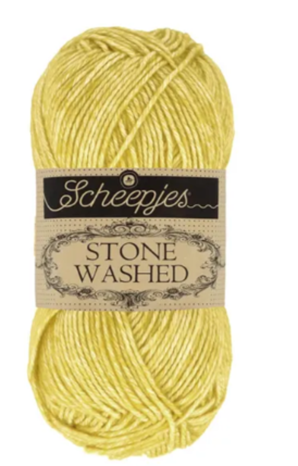 Scheepjes Stone Washed 812 lemon quartz