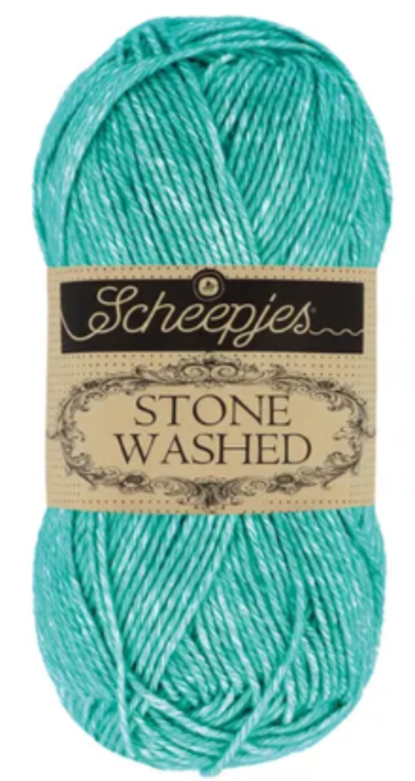 Scheepjes Stone washed 815 Green agate
