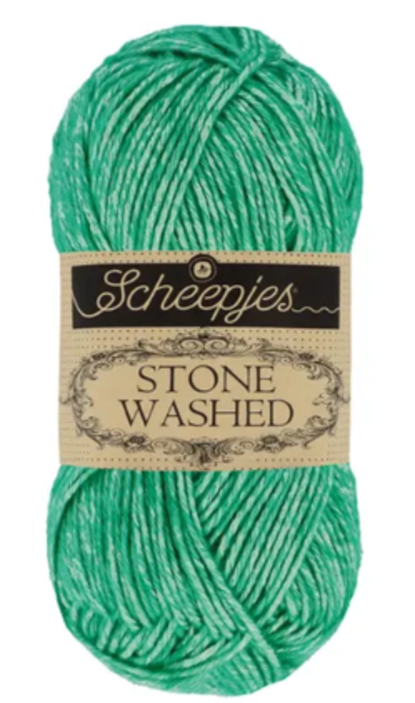 Scheepjes Stone washed 825 malachite