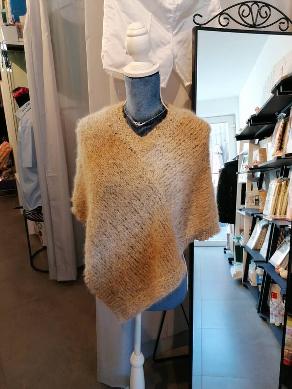 gebreide poncho