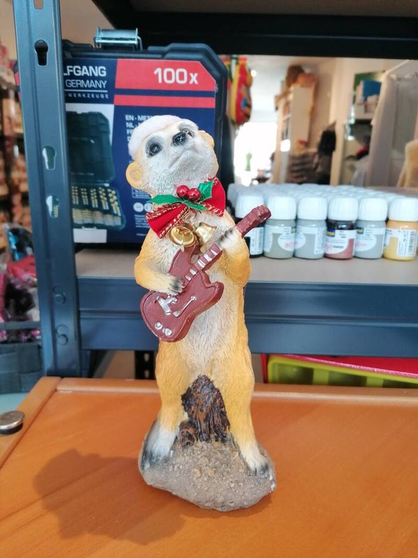 Stokstaartje kerst gitaar
