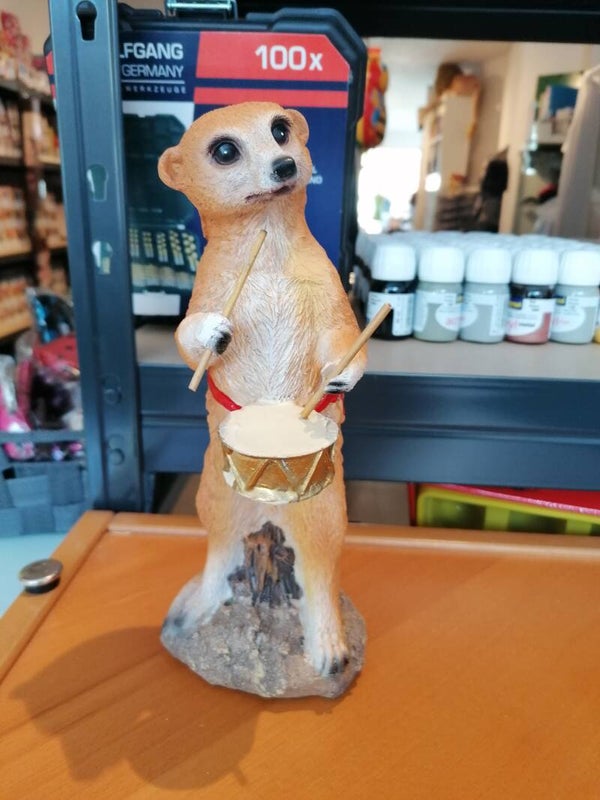 Stokstaartje trommel