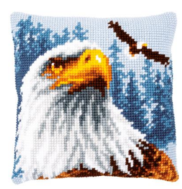 kruissteekkussen adelaar