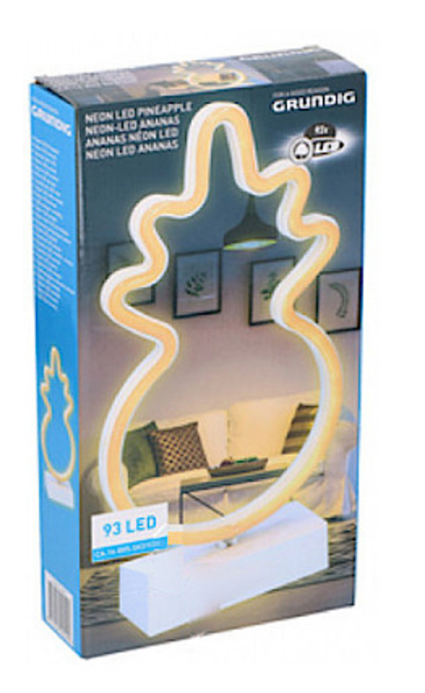 Ananas neonlamp