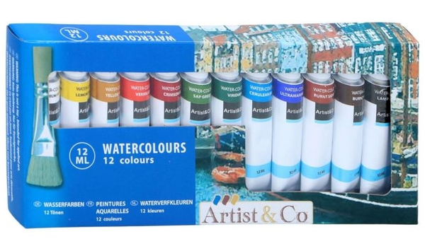 Aquarelverf 12st