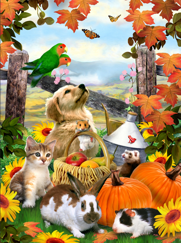 Schilderen op nummer Autumn festival