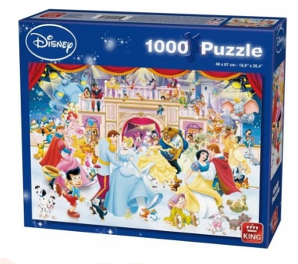 Puzzel Disney dansbal 1000st