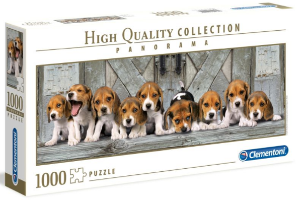 Puzzel Beagles panorama 1000st