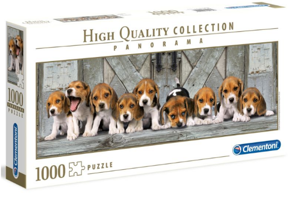 Puzzel panorama beagles 1000st