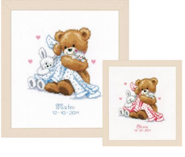 telpakket beer met dekentje