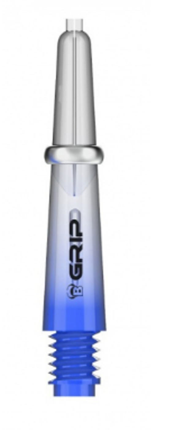 Bull's shafts b-grip 28mm blauw