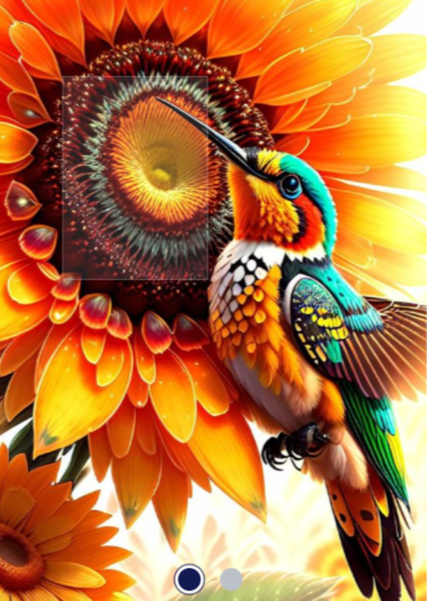 Diamond Painting Canvas 40x30cm bird