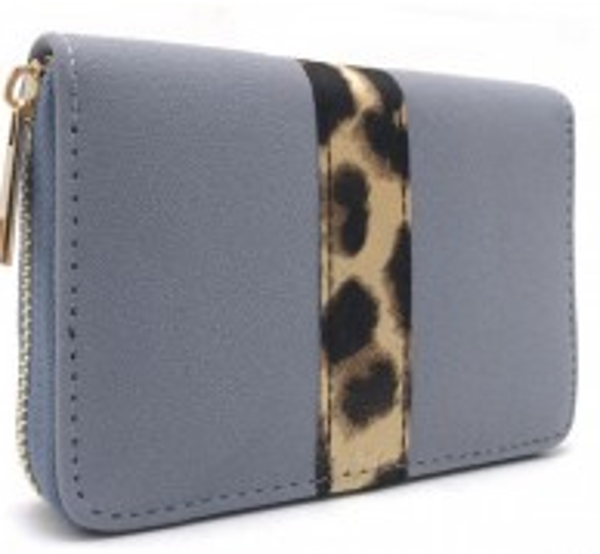 blauw animal print