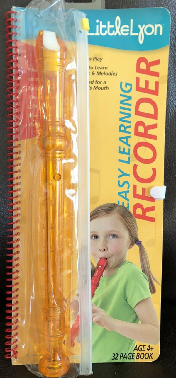 Blokfluit met muziekboekje