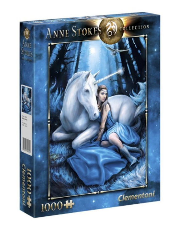 Puzzel Anne Stokes Blue moon 1000st