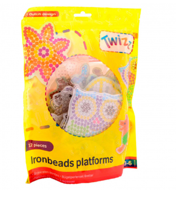 Strijkkralenbordjes 12st