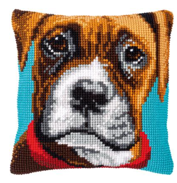 kruissteekkussen Boxer