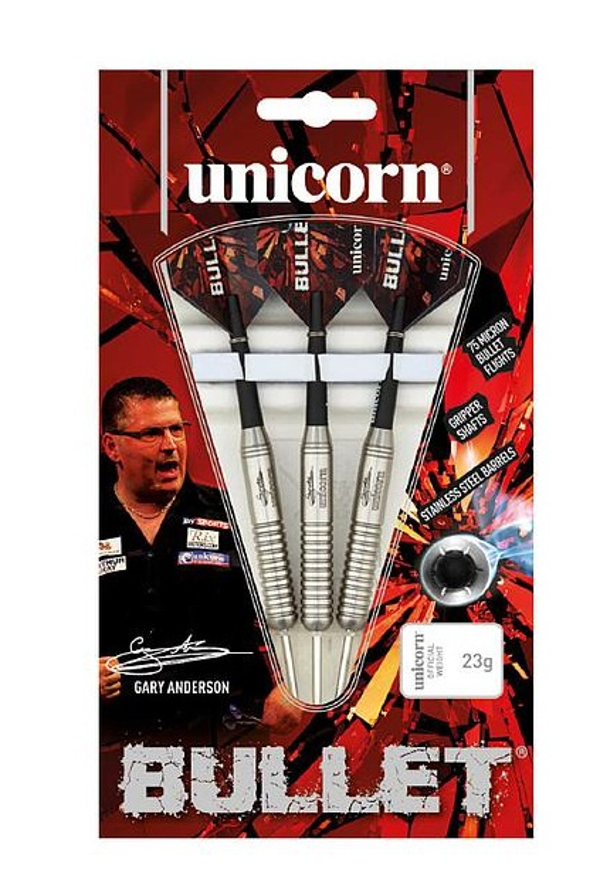 Unicorn dartpijlen  Gary Anderson 23gr Bullet