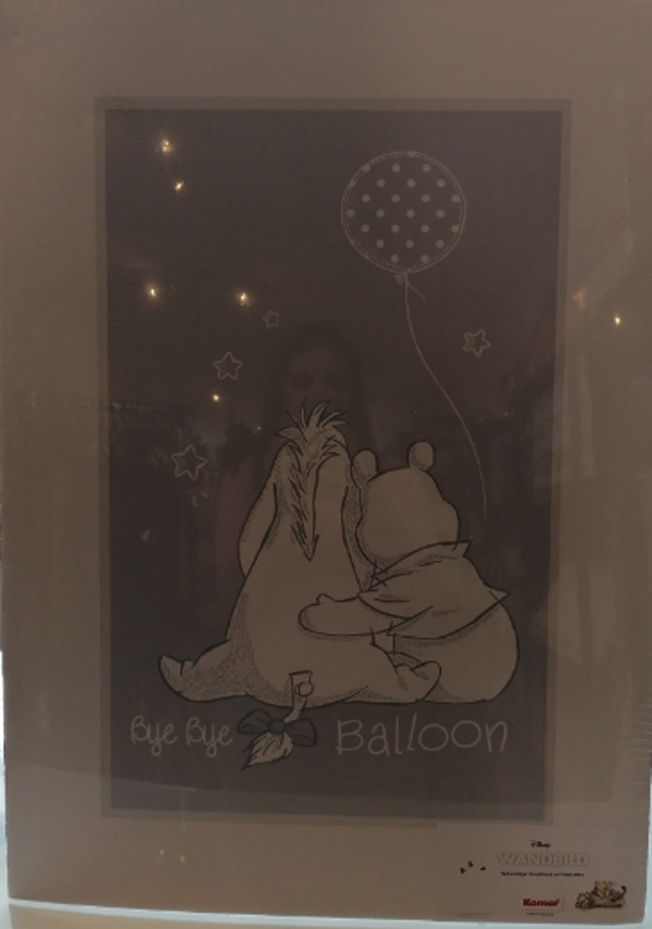 fotokarton bye bye balloon