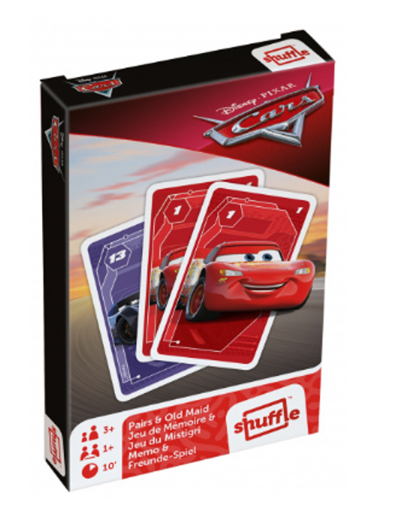 Shuffle kaartspel 2-1 Cars