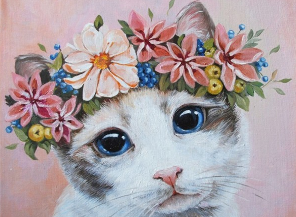 Cat flower