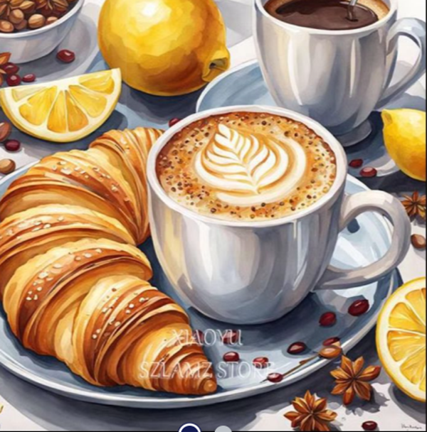 Diamond Painting -Canvas 30x20cm Coffee